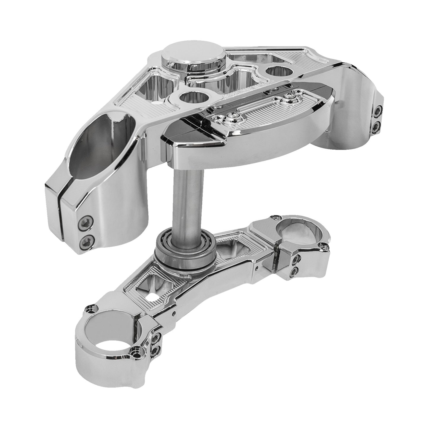 ARLEN NESS - TRIPLE TREE - CHROME - + 2"