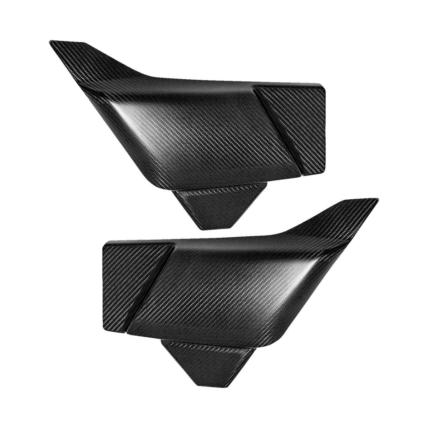 SADDLEMEN - SIDE COVER - CARBON FIBER/MATTE