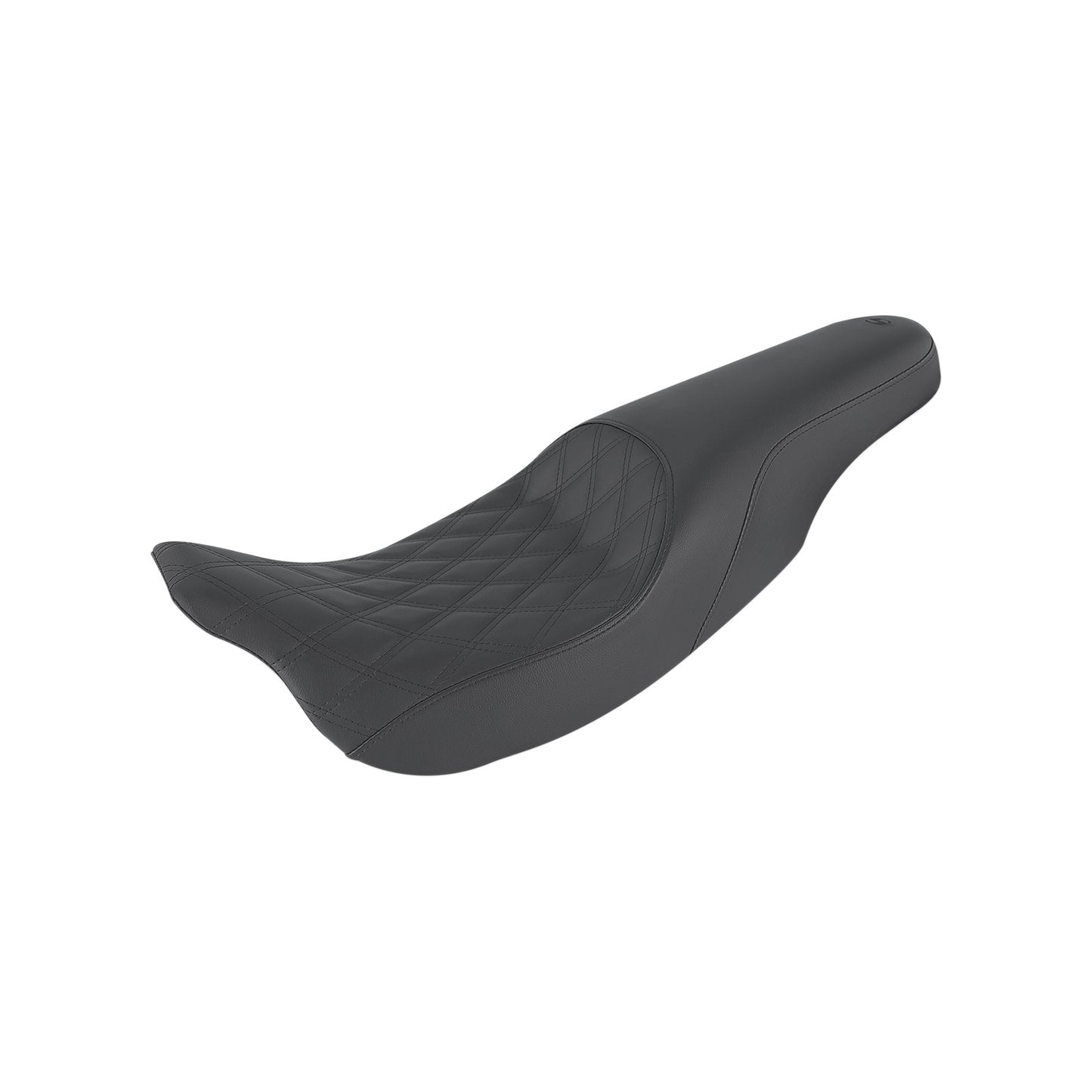 SADDLEMEN - PROFILER SEAT - FRONT LATTICE/REAR SMOOTH - BLACK - FL '08-'24