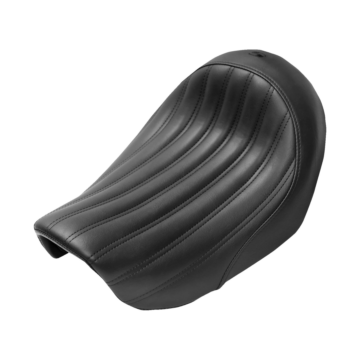 SADDLEMEN - KNUCKLE SOLO SEAT - RIBBED - BLACK - FL/FX '06-'17