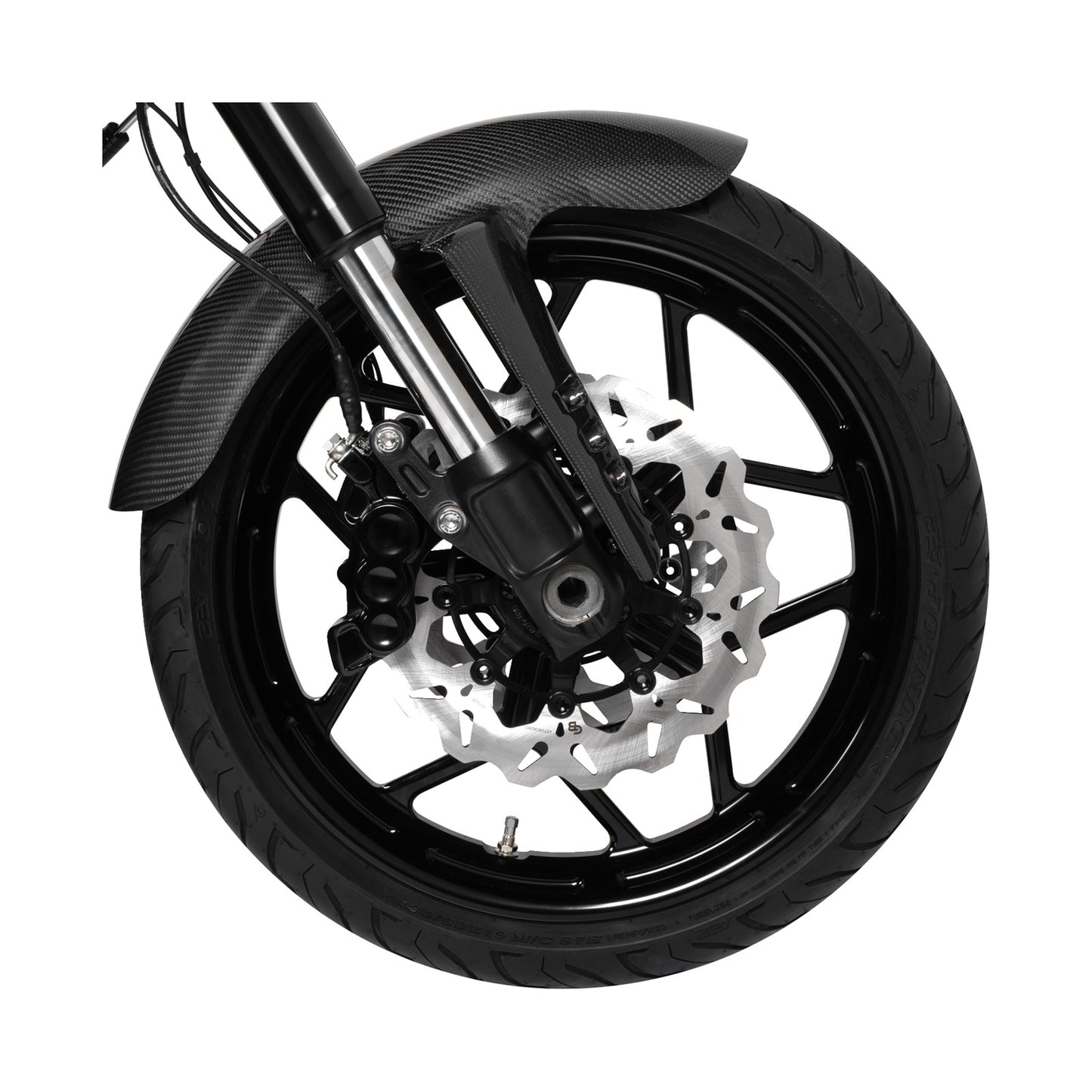 ARLEN NESS - 6-PISTON CALIPER - FRONT LEFT - BLACK - 11.8"