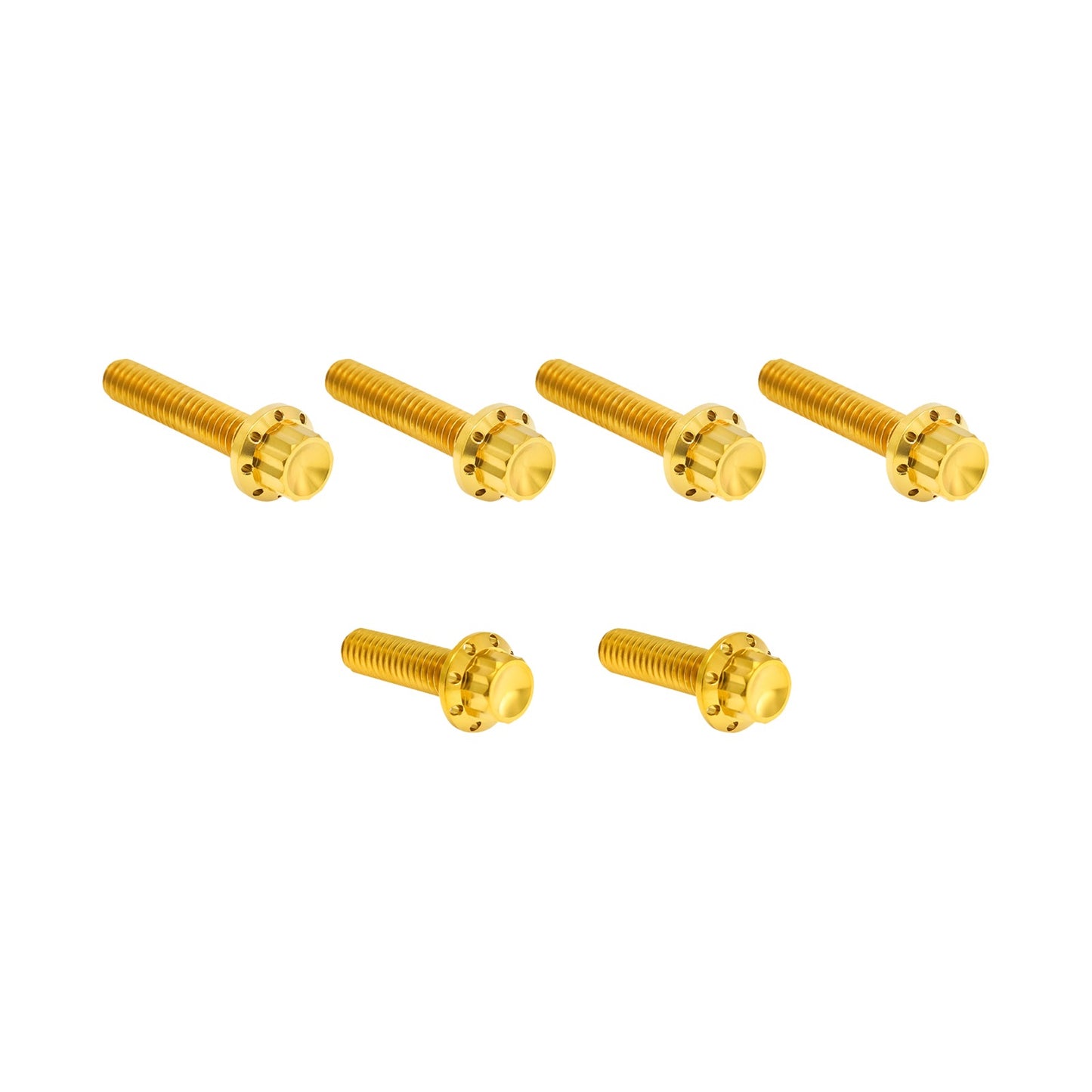 ARLEN NESS - BOLT KIT - CABLE CLUTCH - TITANIUM - 12-POINT - M8/TWIN CAM - GOLD