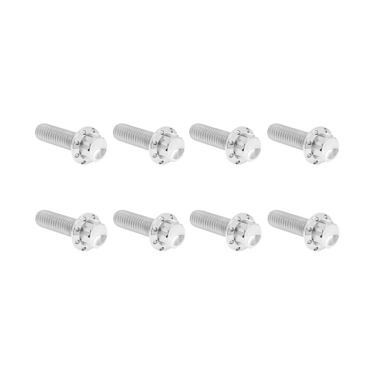 ARLEN NESS - BOLT KIT - TRAP DOOR - TITANIUM - 12-POINT - M8 - POLISHED