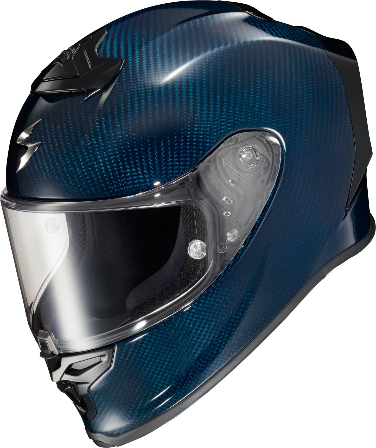 SCORPION EXO - EXO-R1 AIR FULL FACE HELMET CARBON - BLUE