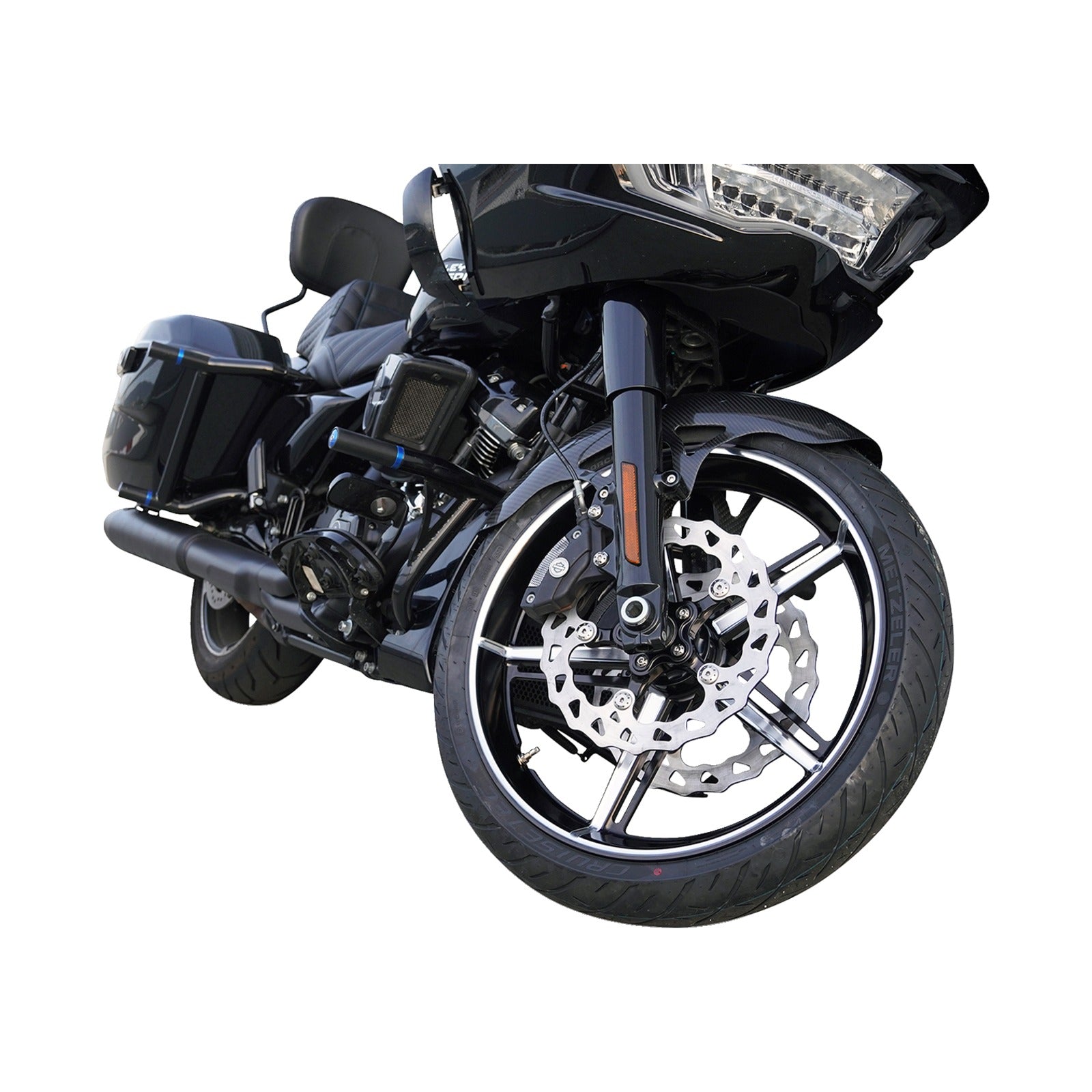 ARLEN NESS - WHEEL WITH HUB/ADAPTER - FACTORY 24 - FRONT - BLACK/CONTRAST CUT - 21X3.5