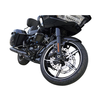 ARLEN NESS - WHEEL WITH HUB/ADAPTER - FACTORY 24 - FRONT - BLACK/CONTRAST CUT - 21X3.5