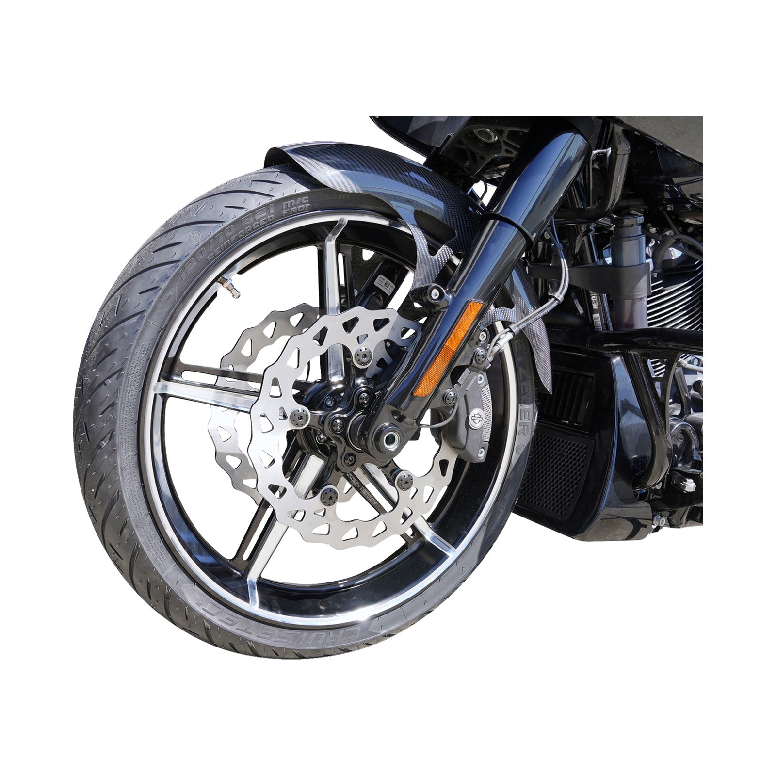 ARLEN NESS - WHEEL WITH HUB/ADAPTER - FACTORY 24 - FRONT - BLACK/CONTRAST CUT - 21X3.5