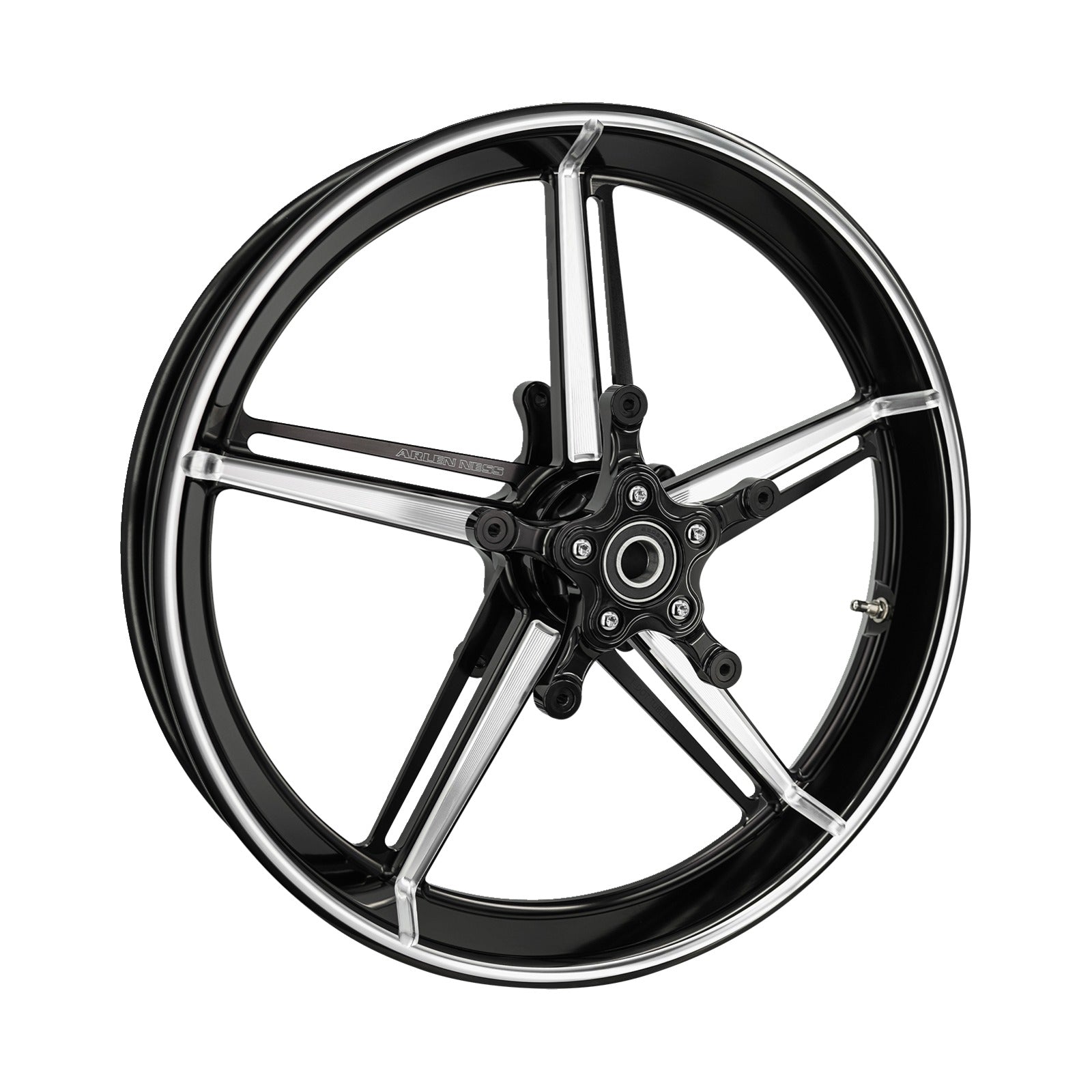 ARLEN NESS - WHEEL WITH HUB/ADAPTER - FACTORY 24 - FRONT - BLACK/CONTRAST CUT - 21X3.5