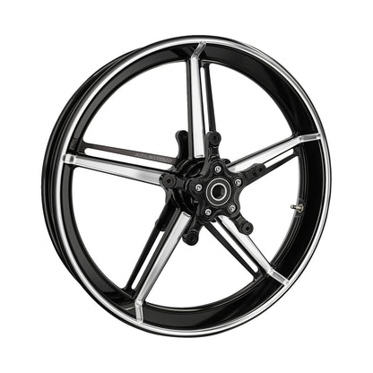 ARLEN NESS - WHEEL WITH HUB/ADAPTER - FACTORY 24 - FRONT - BLACK/CONTRAST CUT - 21X3.5