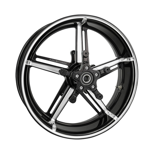 ARLEN NESS - WHEEL WITH HUB/ADAPTER - FACTORY 24 - FRONT - BLACK/CONTRAST CUT - 21X5.5