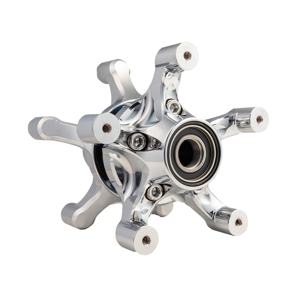 ARLEN NESS - SPIDER HUB - DUAL DISC - FRONT - CHROME