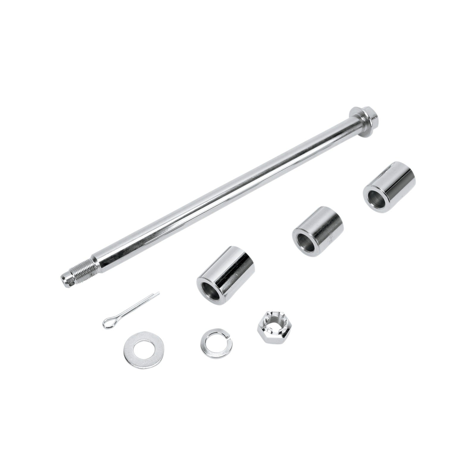 DRAG SPECIALTIES - AXLE KIT - REAR - CHROME - '00-'05 DYNA