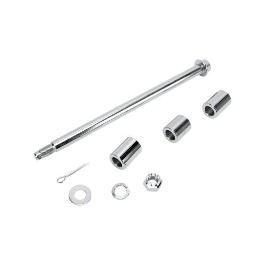 DRAG SPECIALTIES - AXLE KIT - REAR - CHROME - '00-'05 DYNA