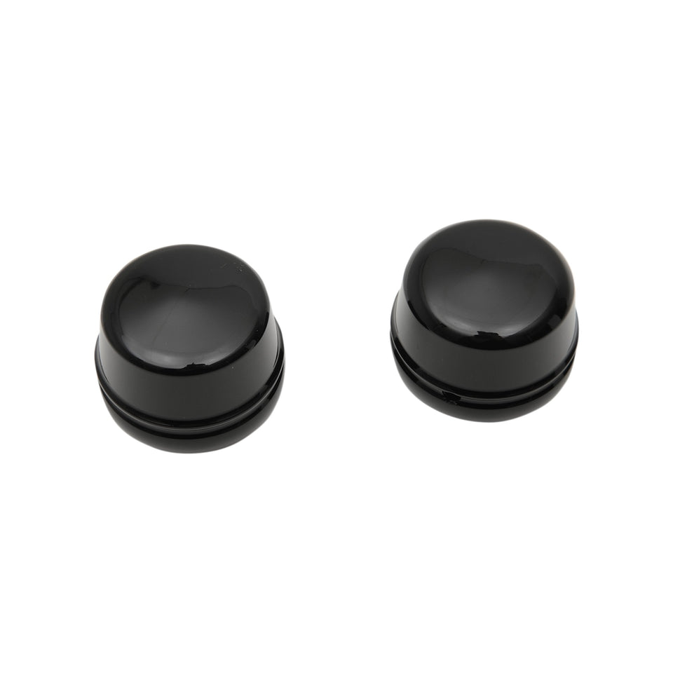 DRAG SPECIALTIES - AXLE CAPS - CHROME - FRONT - PAIR