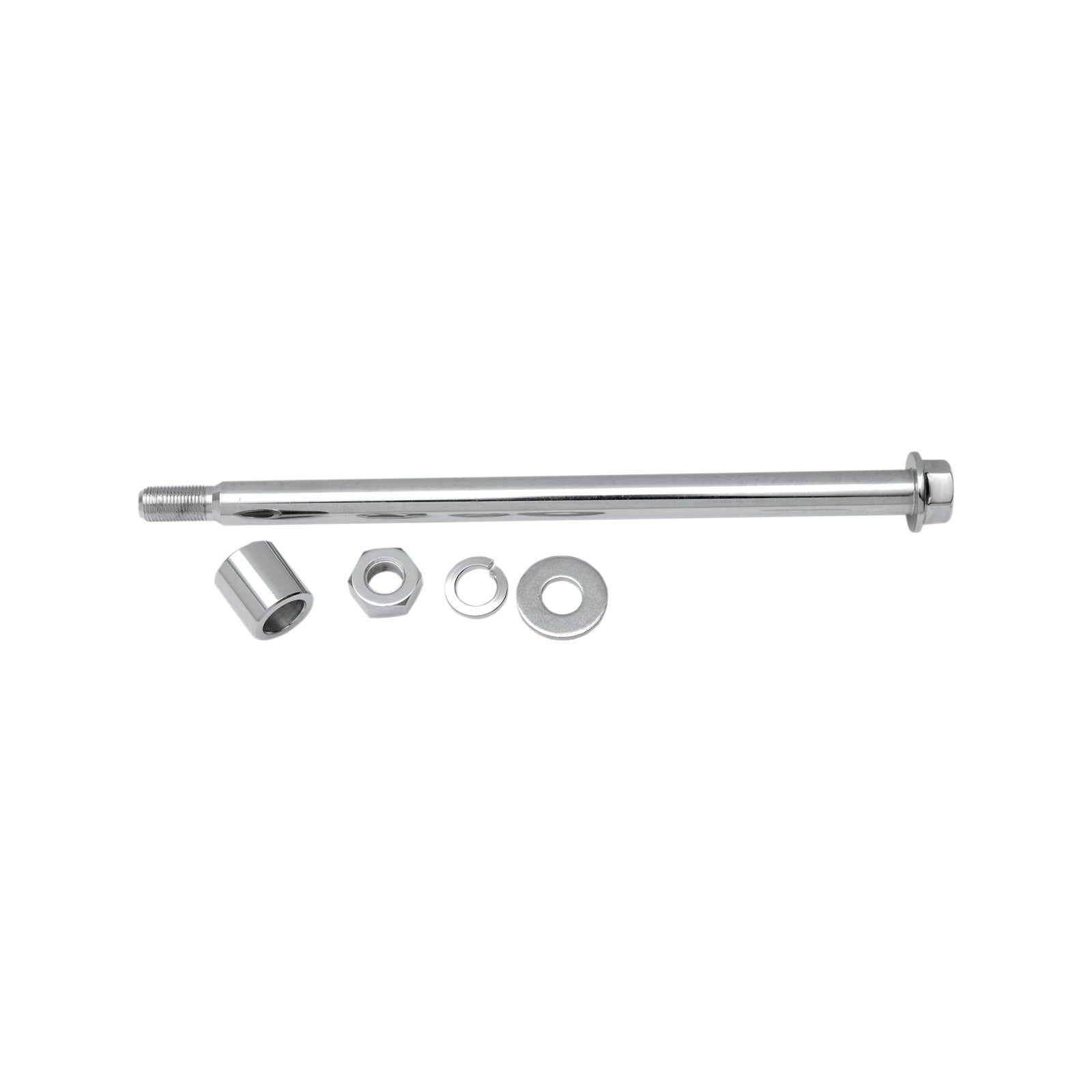 DRAG SPECIALTIES - AXLE KIT - REAR - CHROME - '80-'86 HARLEY-DAVIDSON