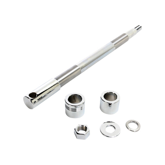 DRAG SPECIALTIES - AXLE KIT - FRONT - CHROME - '00-'06 SOFTAIL/DYNA