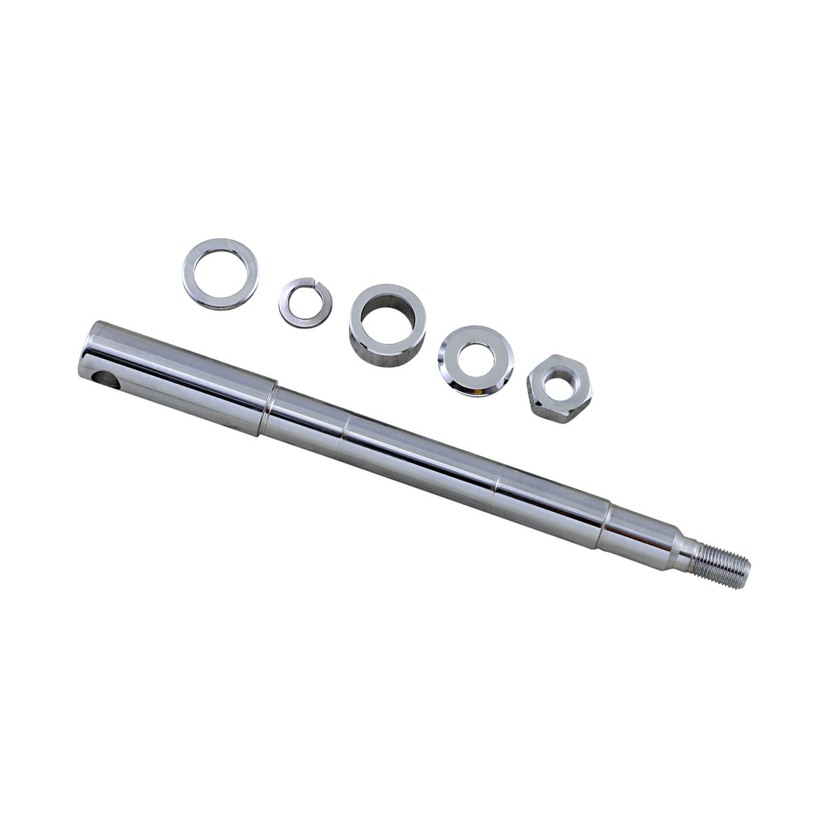 DRAG SPECIALTIES - AXLE KIT - FRONT - CHROME - '87-'99 HARLEY-DAVIDSON