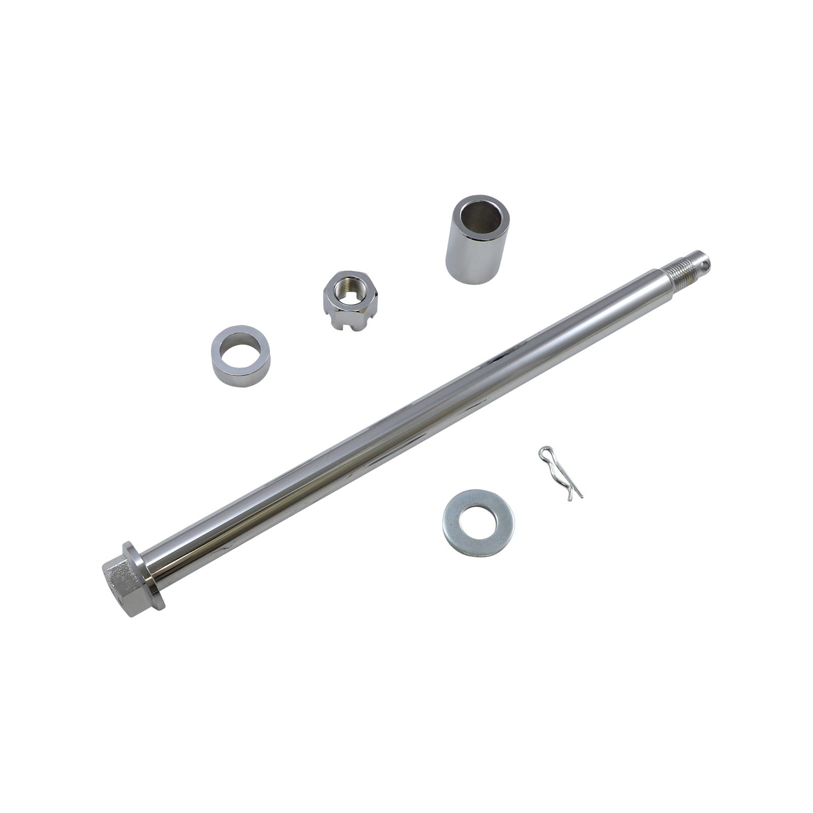 DRAG SPECIALTIES - AXLE KIT - REAR - CHROME - '00-'01 TOURING