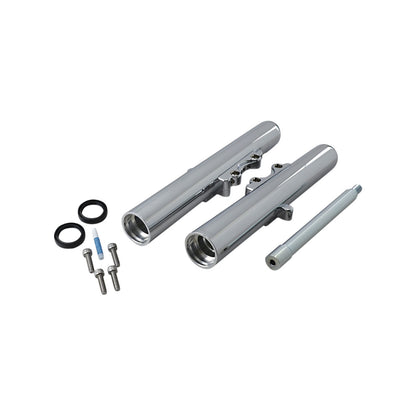 ARLEN NESS - FORK LEGS - CHROME - SMOOTH - DUAL DISC - '08-'13 FLT