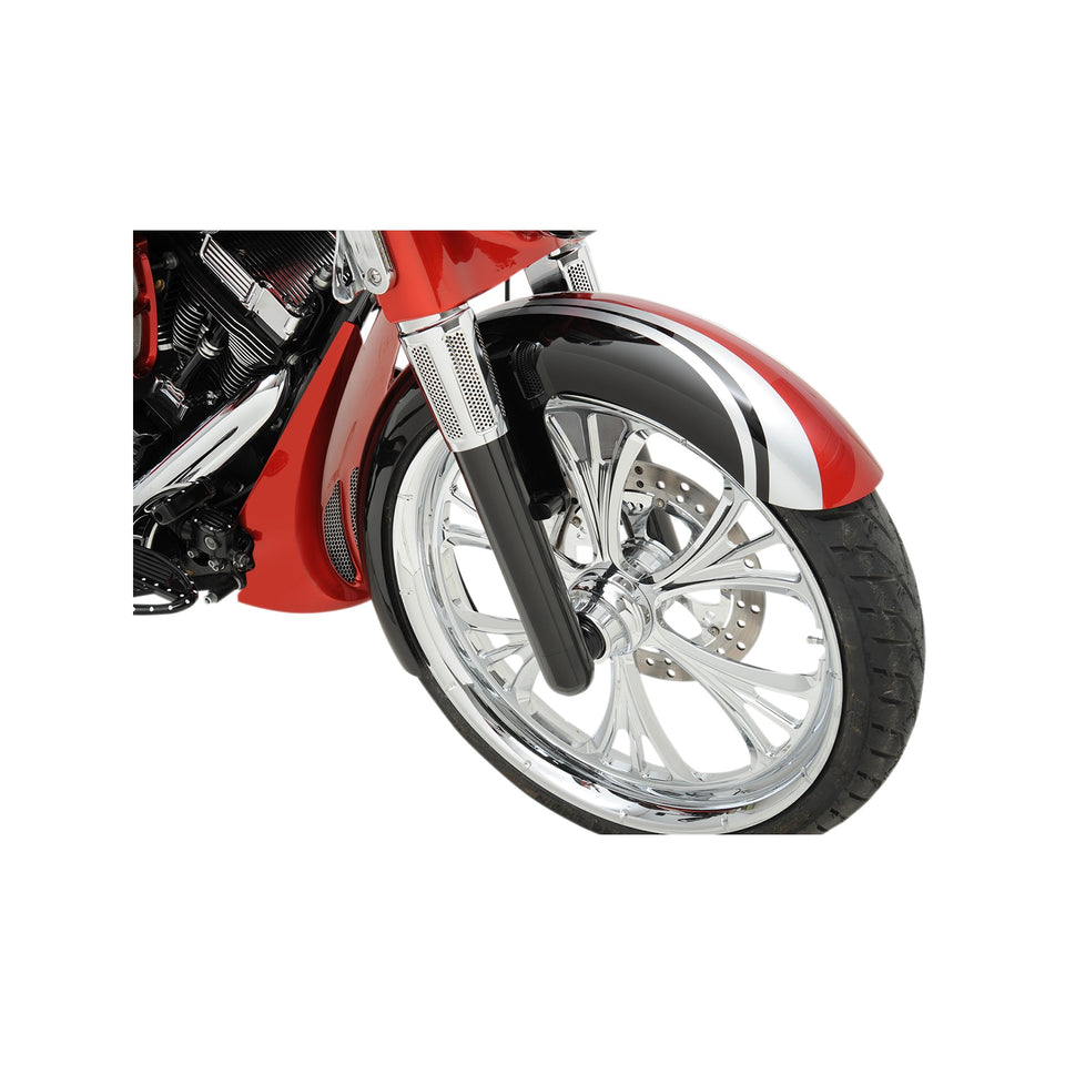 ARLEN NESS - FORK LEGS - BLACK ANODIZED - HOT LEGS - CUSTOM SINGLE DISC - SMOOTH