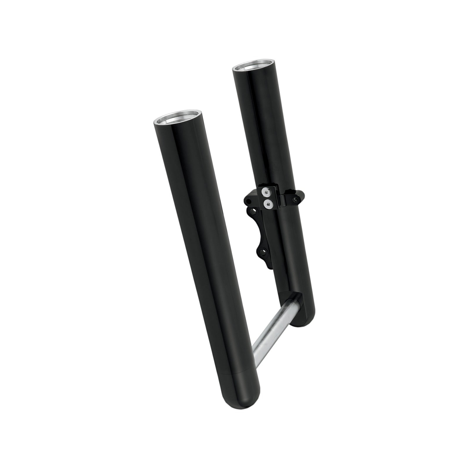 ARLEN NESS - FORK LEGS - BLACK ANODIZED - HOT LEGS - CUSTOM SINGLE DISC - SMOOTH