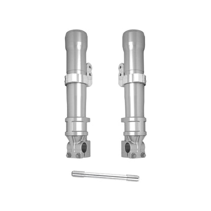 ALLOY ART - FORK LEGS - 49 MM - LOWER - CLEAR ANODIZED