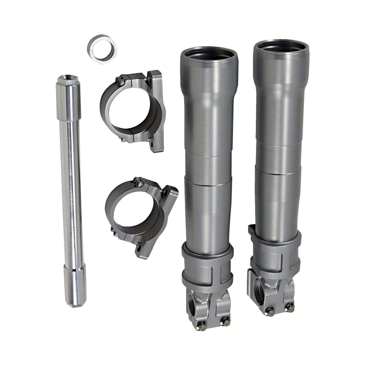 ALLOY ART - FORK LEGS - 49 MM - LOWER - CLEAR ANODIZED