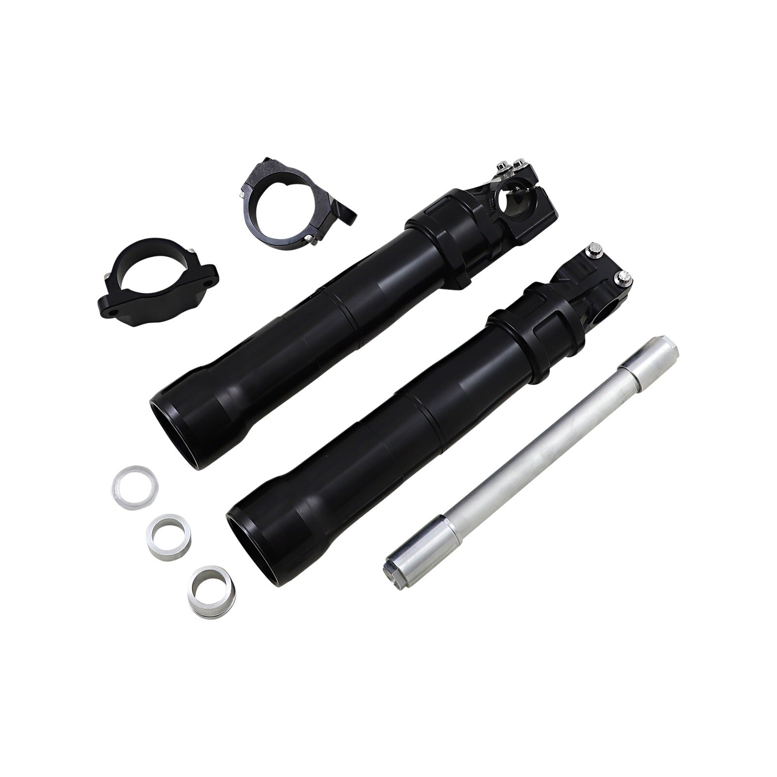 ALLOY ART - FORK LEGS - 49 MM - LOWER - BLACK ANODIZED