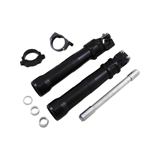 ALLOY ART - FORK LEGS - 49 MM - LOWER - BLACK ANODIZED