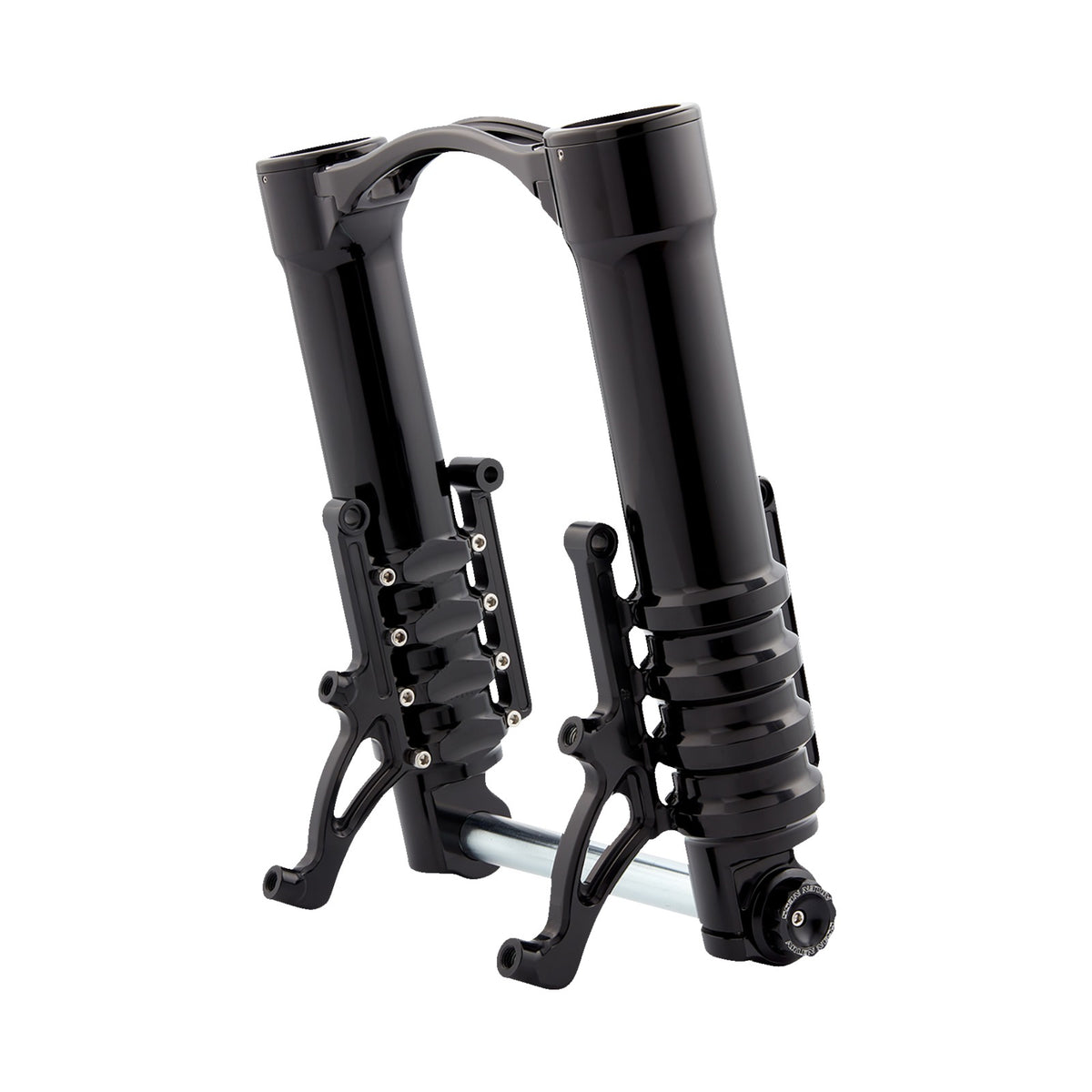 ARLEN NESS - FORK LEGS - 49 MM - BLACK ANODIZED - FOR CUSTOM RADIAL MOUNT BRAKE CALIPER