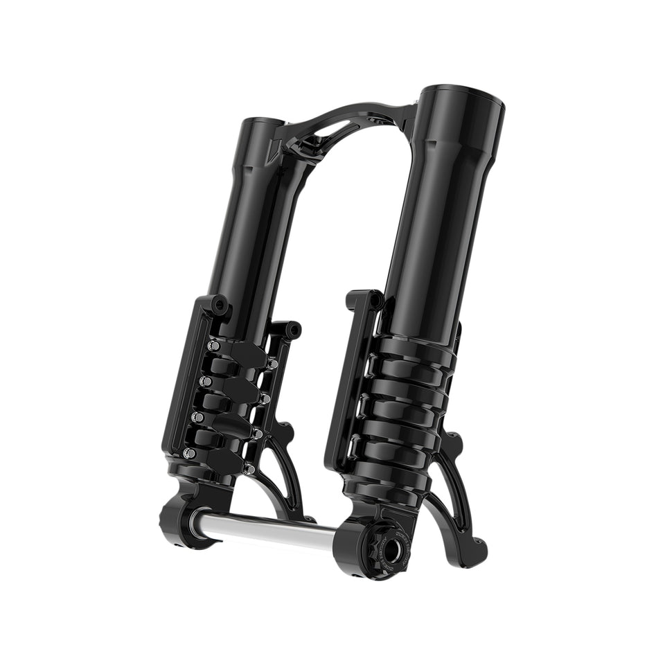 ARLEN NESS - FORK LEGS - 49 MM - BLACK ANODIZED - FOR CUSTOM RADIAL MOUNT BRAKE CALIPER