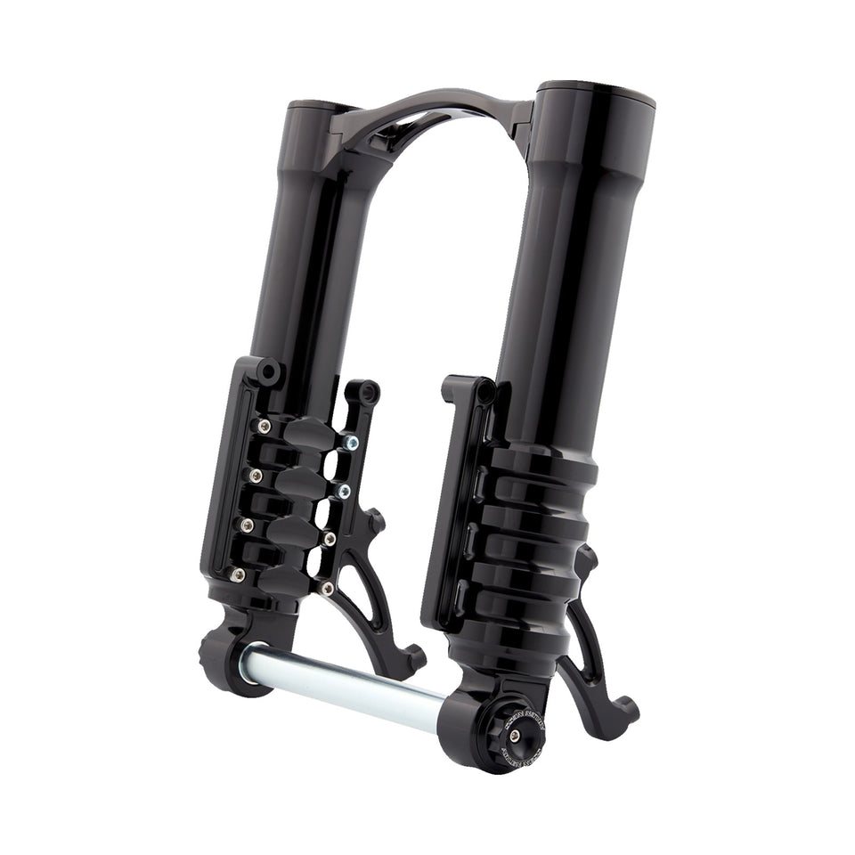 ARLEN NESS - FORK LEGS - 49 MM - BLACK ANODIZED - FOR CUSTOM RADIAL MOUNT BRAKE CALIPER