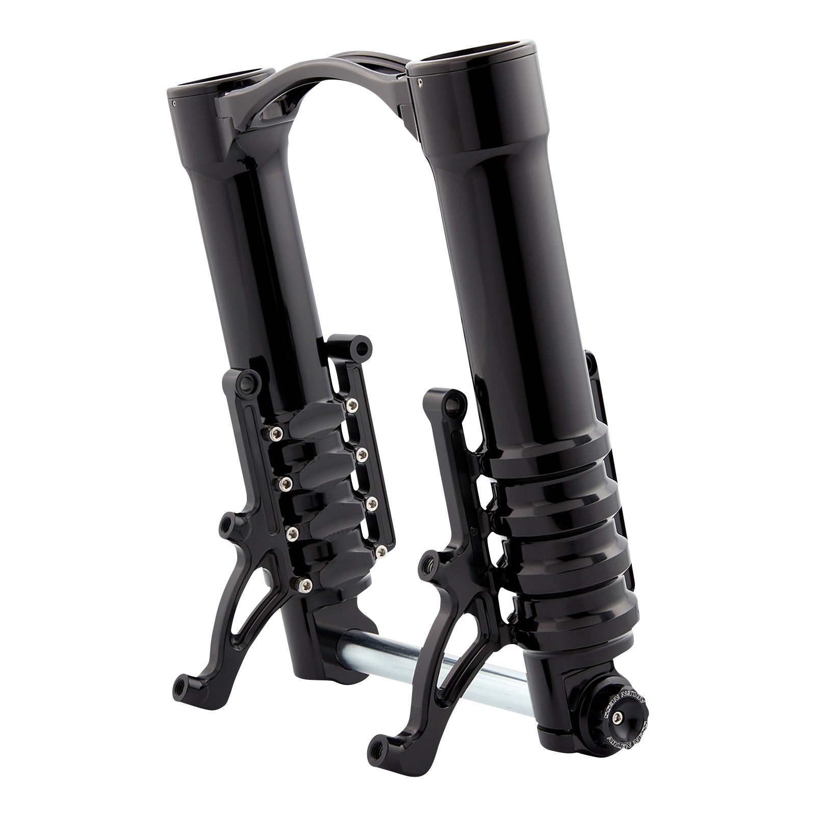 ARLEN NESS - FORK LEGS - 49 MM - BLACK ANODIZED - FOR CUSTOM RADIAL MOUNT BRAKE CALIPER