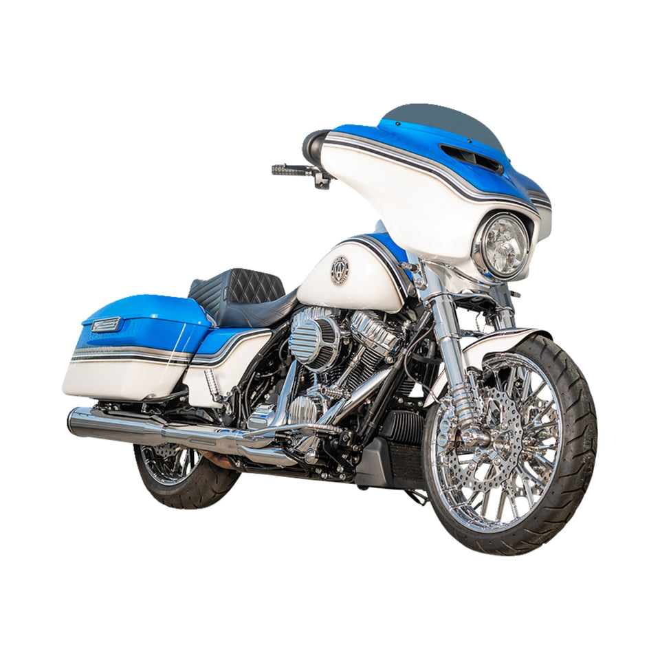 ARLEN NESS - FORK LEGS - 49 MM - CHROME - FOR FACTORY BRAKE CALIPER