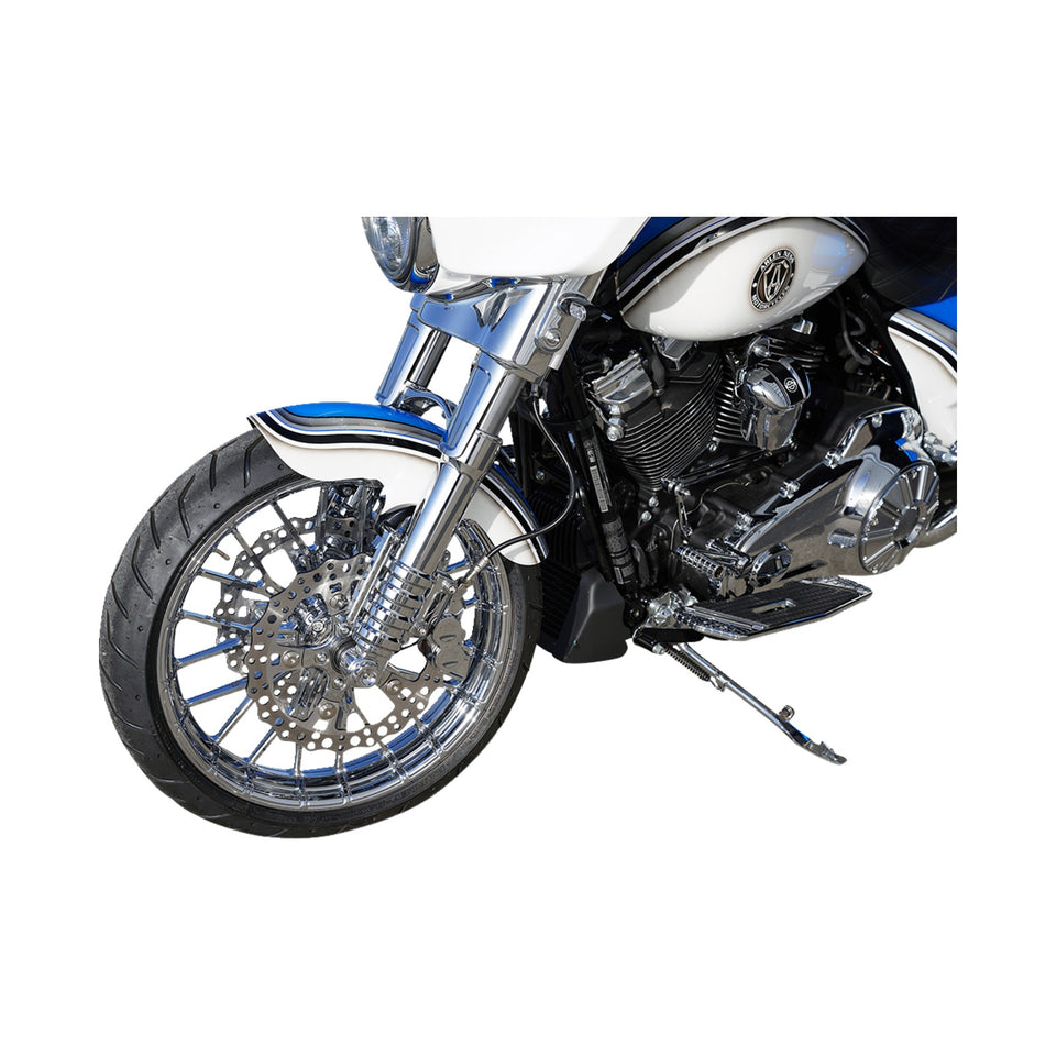 ARLEN NESS - FORK LEGS - 49 MM - CHROME - FOR FACTORY BRAKE CALIPER