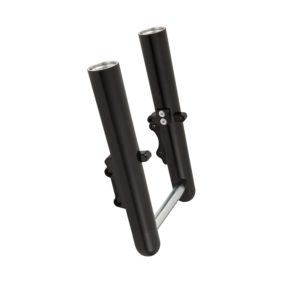 ARLEN NESS - FORK LEGS - BLACK ANODIZED - SMOOTH - DUAL DISC