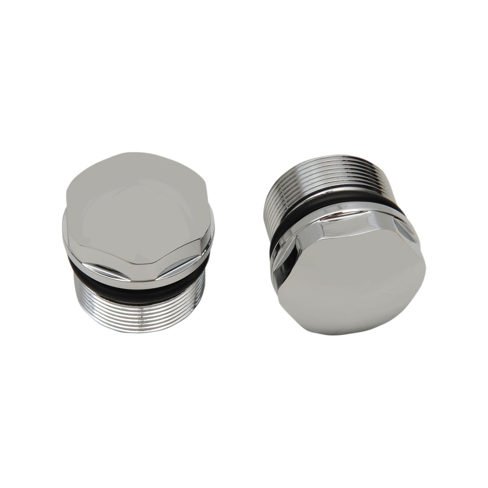 DRAG SPECIALTIES - FORK TUBE CAP - CHROME - 39 MM