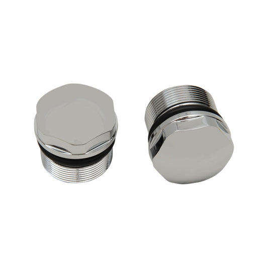 DRAG SPECIALTIES - FORK TUBE CAP - CHROME - 39 MM