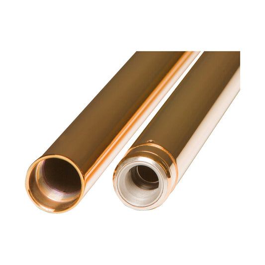 CUSTOM CYCLE ENGINEERING - FORK TUBES - 49 MM - 22.875" - GOLD