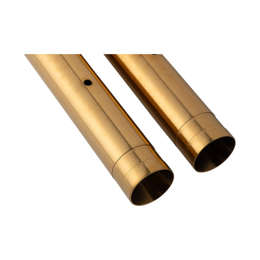 CUSTOM CYCLE ENGINEERING - FORK TUBES - 47 MM - 21.18" - GOLD