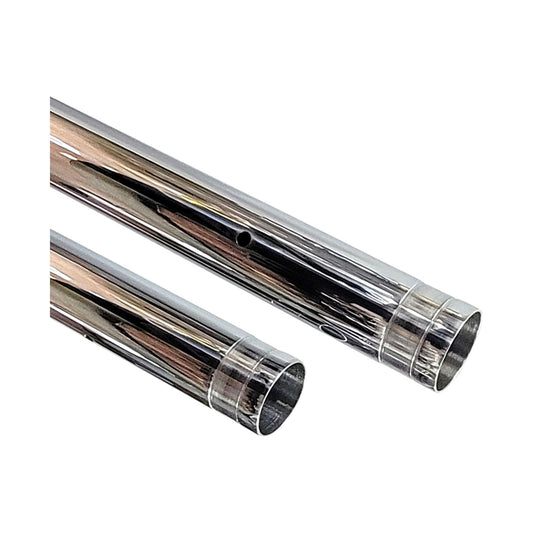 CUSTOM CYCLE ENGINEERING - FORK TUBES - 47 MM - 21.18" - ULTRA CHROME