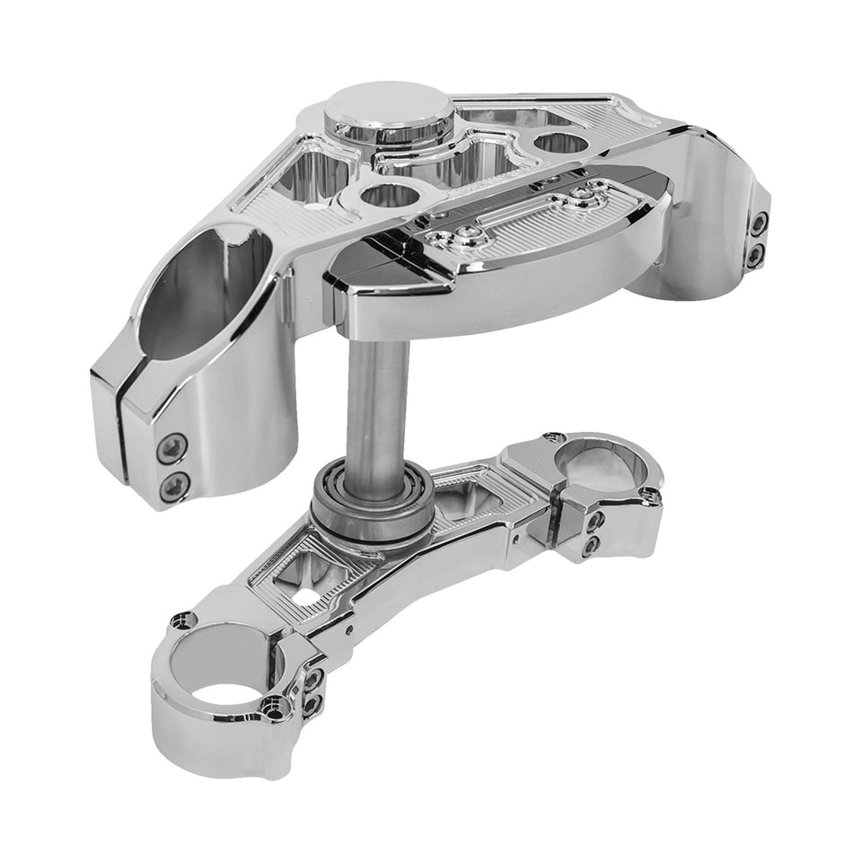 ARLEN NESS - TRIPLE TREE - CHROME - + 2"