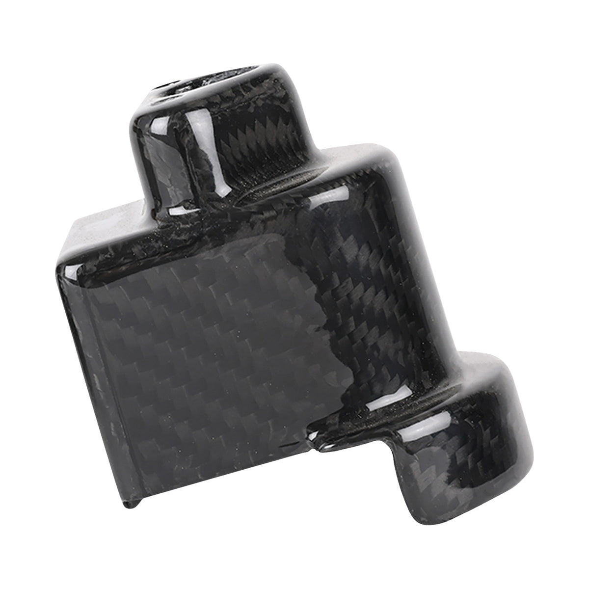 THRASHIN SUPPLY CO. - COVER STEERING LOCK - GLOSS WEAVE CARBON FIBER