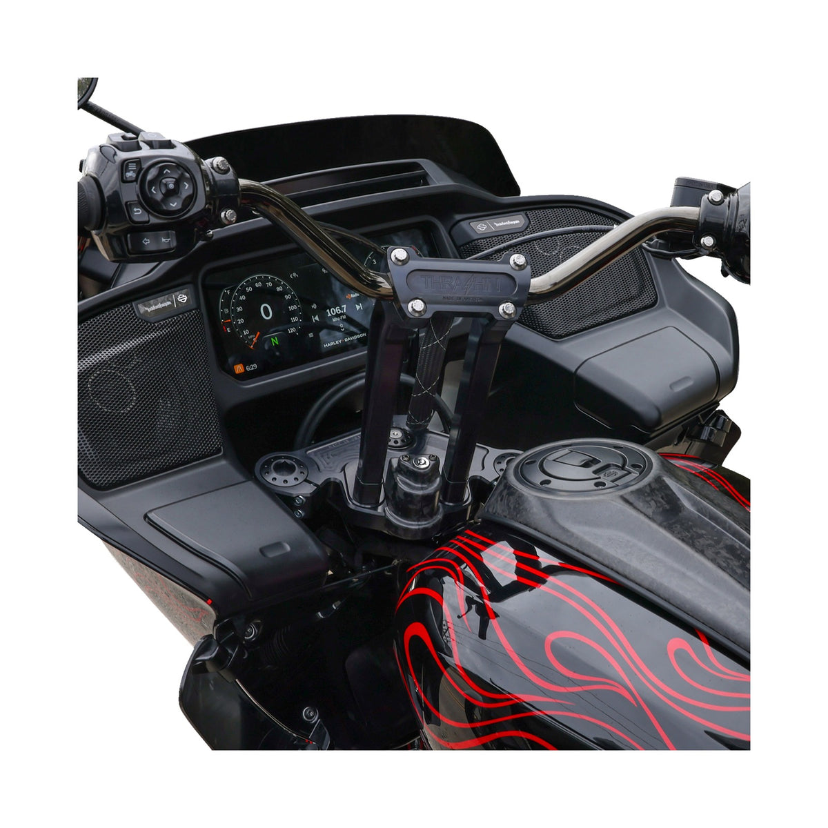 THRASHIN SUPPLY CO. - COVER STEERING LOCK - MATTE FORGED CARBON FIBER