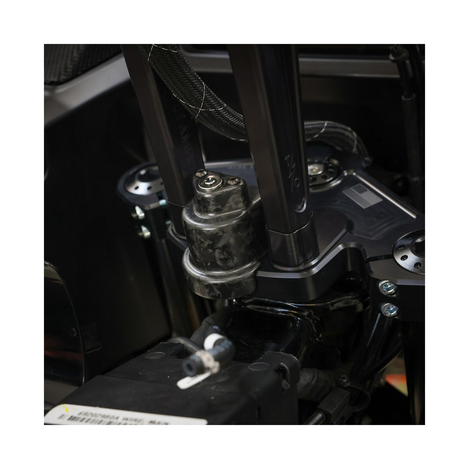 THRASHIN SUPPLY CO. - COVER STEERING LOCK - MATTE FORGED CARBON FIBER