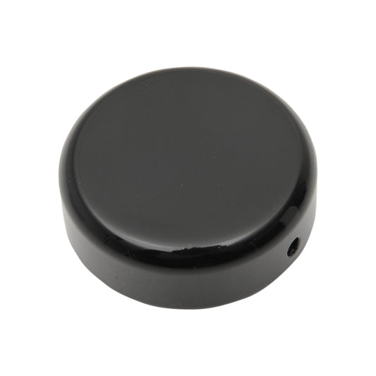 DRAG SPECIALTIES - STEERING STEM BOLT COVER - 39 MM - GLOSS BLACK - '99-'17 FXD | '87-'09 XL