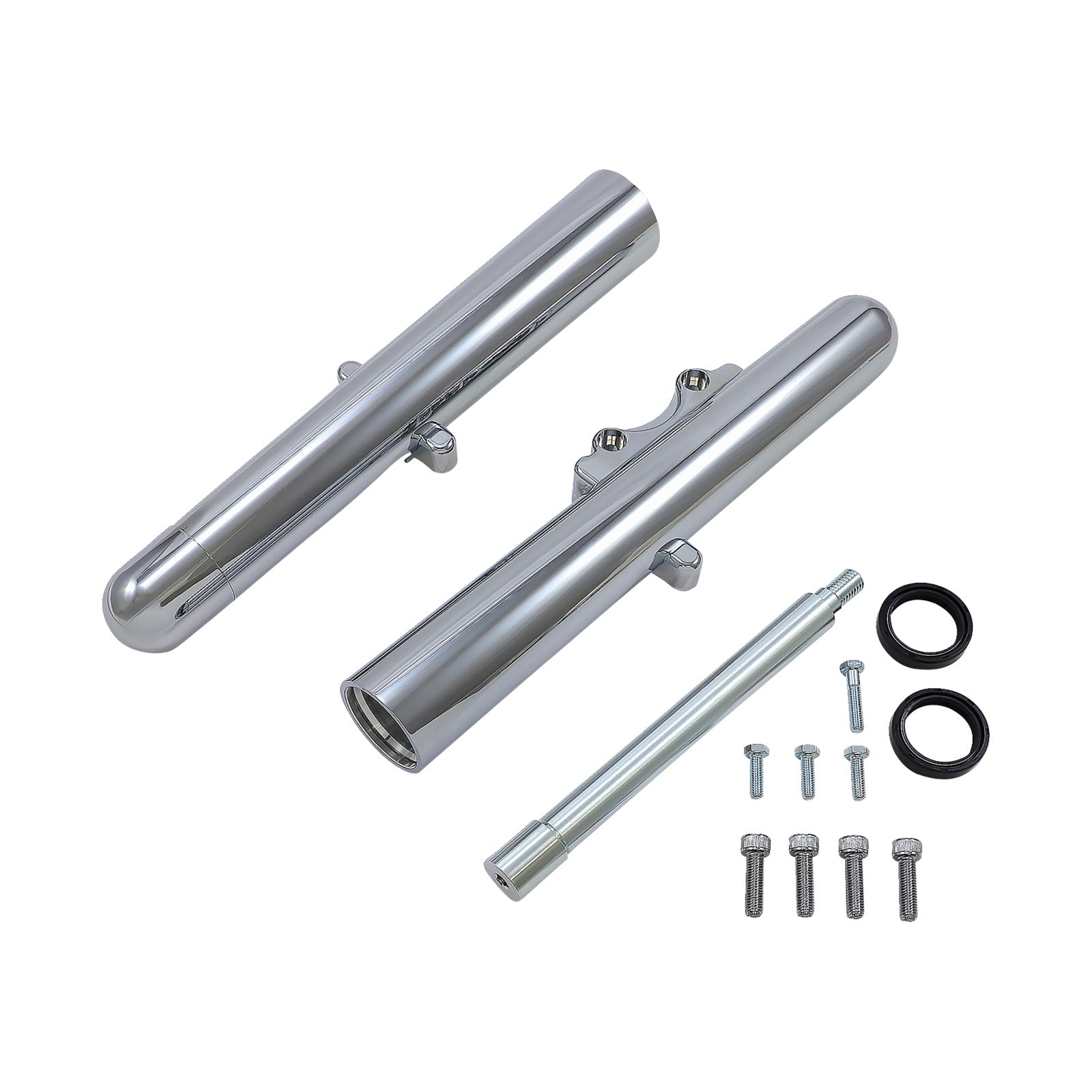 ARLEN NESS - FORK LEGS - CHROME - HOT LEGS - CUSTOM SINGLE DISC - SMOOTH - '08-'13