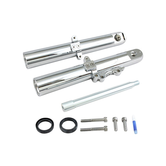 ARLEN NESS - FORK LEGS - CHROME - HOT LEGS - CUSTOM SINGLE DISC - SMOOTH - '00-'07