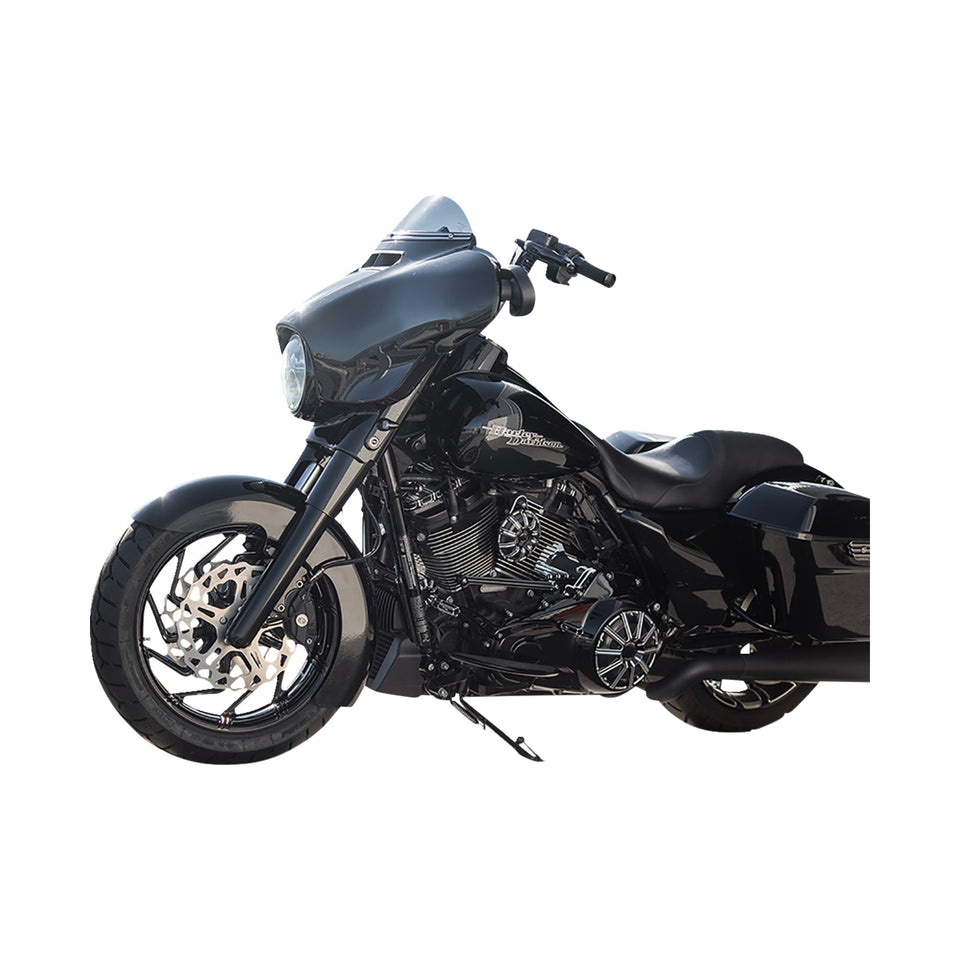 ARLEN NESS - FORK BOOT COVER - GLOSS BLACK POWDERCOAT - SMOOTH