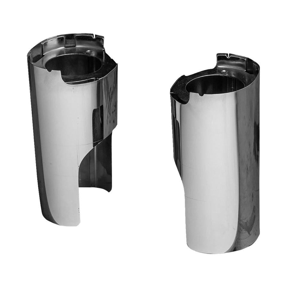 ARLEN NESS - FORK BOOT COVER - CHROME - SMOOTH